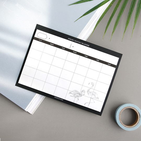 Планинг Sticky Monthly / Белый Планинг Sticky Monthly / БелыйНедатированные<br>В чём плюсы:<br> Всего 30 листов.<br> Каждый лист - план на месяц.<br> Планинг не привязан к датам, его можно начинать вести в любое время и с перерывами.<br> Использованные листы можно с легкостью оторвать.<br> Очень удобно для планирования дел прямо за рабочим столом.<br>Размер (ВхШхГ): 14,5 х 9,5 см.<br>Материал: бумага.<br><br>Цвет: Белый<br>Вес г: 50