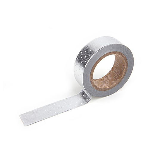 Скотч декоративный Silver Dots Скотч декоративный Silver DotsДекоративные скотчи<br>В чём плюсы:<br> Перламутровый скотч и узором отлично подойдет для украшения новогодних открыток и подарков.<br> Прочный материал, не порвётся в самый неподходящий момент!<br> Применение декоративного скотча ограничиается только твоей фантазией!<br> Можно задекорировать бумажные стаканчики, трубочки и устроить стильную коктельную вечеринку.<br><br><br>Материал: ПВХ.<br><br>Вес г: 16