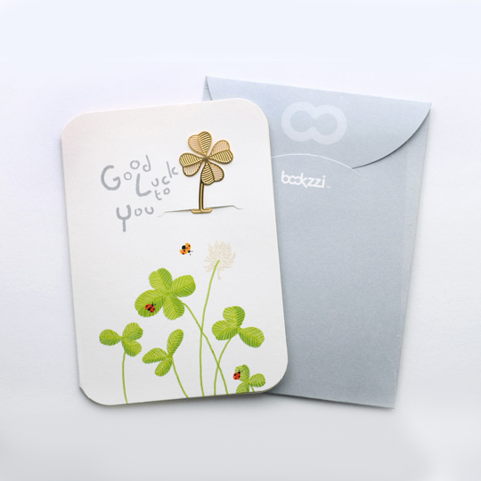 Закладка с открыткой 'Happy' / Good Luck от PichShop Закладка с открыткой 'Happy' / Good Luck от PichShop