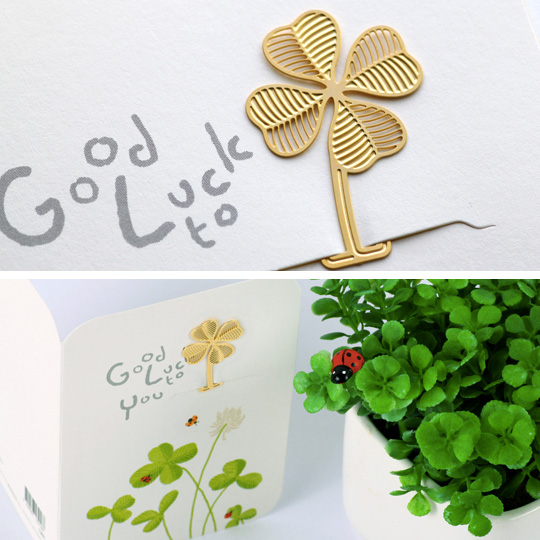 Закладка с открыткой 'Happy' / Good Luck от PichShop Закладка с открыткой 'Happy' / Good Luck от PichShop