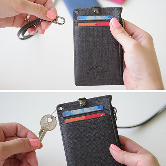 Держатель для карточки-пропуска 'Basic' / Серый от PichShop Держатель для карточки-пропуска 'Basic' / Серый от PichShop