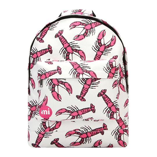 Рюкзак Lobsters / White, Pink Рюкзак Lobsters / White, PinkРюкзаки<br>Mi-Pac это классические рюкзаки креативного английского бренда, выполненные из прочных материалов и оригинальных тканей с яркими дизайнерскими принтами. Они легко вмещают в себя формат A4 и идеально подходят для учёбы, работы и путешествий!<br><br>В чём плюсы:<br> Объем 17 литров.<br> Внутри: <br>- вместительное основное отделение <br>- карман для планшета или ноутбука средних размеров<br>- небольшой кармашек для мелочей<br> Снаружи удобный карман на молнии.<br> Рюкзак надежно закрывается на молнию.<br> Сверху отверст...<br><br>Цвет: White, Pink<br>Вес г: 544