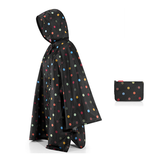 Дождевик Mini Maxi Dots / Dots Дождевик Mini Maxi Dots / DotsДождевики<br>Выходя из дома, нужно быть готовым ко всему!<br>Компактный и невероятно легкий плащ от дождя не займет много места в сумке или рюкзаке, но спасет тебя в случае непогоды.<br>Дождевик сворачивается внутрь собственного внешнего кармана, застегивается на кнопки подмышками.<br><br><br>В чём плюсы:<br> Сделан из плотной водоотталкивающей ткани.<br> Широкий воротник облегчает надевание дождевика.<br> Застегивается на кнопки подмышками.<br> Яркий принт в полоску не даст загрустить даже в непогоду!<br> Размер - one size.<br><br>Разм...<br><br>Дизайн: Dots<br>Вес г: 179