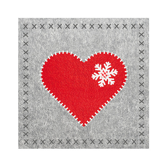 Салфетки бумажные Felt 20 шт / Heart Салфетки бумажные Felt 20 шт / HeartАксессуары для сервировки<br>Праздничный стол, или обычный скромный ужин это не только вкусные и хорошо приготовленные блюда. Красивая и завершенная сервировка стола не обойдется без такого элемента, как салфетки, которые выполняют не только декоративную, но и практическую функцию. Расположи их под столовые приборы или поставь в салфетницу - в обоих случаях будет очень сказочно.<br><br>В чём плюсы:<br> Упаковка салфеток 20 шт.<br> Яркий принт смотрится очень празднично на любом столе.<br> Отличная альтернатива обычным скучным салфеткам.<br>...<br><br>Дизайн: Heart<br>Вес г: 116