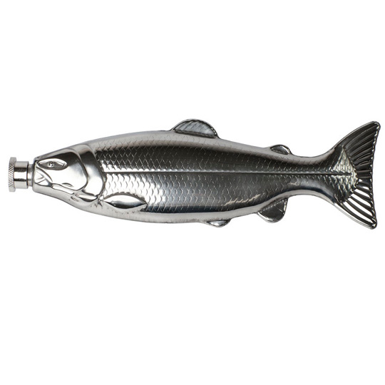 Фляжка Silver Fish Фляжка Silver FishТамблеры, термосы, бутылки<br>В чём плюсы:<br>Объем - 120 мл.<br> Закручивающаяся крышечка. <br> Изготовлена из нержавеющей стали. <br> Отличный подарок любителям рыбалки! <br>Размер (ВхШхГ): 22 х 6,3 см.<br>Материал: нержавеющая сталь.<br><br>Вес г: 143