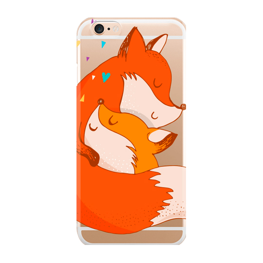 Чехол для iPhone разных моделей Fox Family Чехол для iPhone разных моделей Fox FamilyЧехлы для iPhone 6 / 6s<br>Подними настроение себе и своему незаменимому в течении дня помощнику!<br>Яркий дизайн чехла поможет продлить время работы телефона, потому что вместо блокирования-разблокирования своего гаджета ты будешь разглядывать детальный рисунок и показывать его друзьям. Вот увидишь!<br><br><br>В чём плюсы:<br> Отлично подходит для iPhone.<br> Есть доступ ко всем необходимым в управлении кнопочкам и разъемам.<br> Чехол приятный на ощупь и не скользит в руке.<br> Яркий рисунок не выцветет со временем!<br><br><br>Материал: прозрачный...<br><br>: None