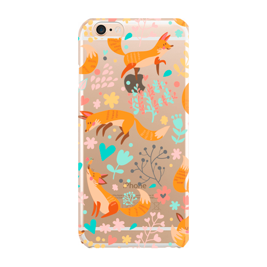 Чехол для iPhone разных моделей Funny Foxes Чехол для iPhone разных моделей Funny FoxesЧехлы для iPhone 6 / 6s<br>Подними настроение себе и своему незаменимому в течении дня помощнику!<br>Яркий дизайн чехла поможет продлить время работы телефона, потому что вместо блокирования-разблокирования своего гаджета ты будешь разглядывать детальный рисунок и показывать его друзьям. Вот увидишь!<br><br><br>В чём плюсы:<br> Отлично подходит для iPhone.<br> Есть доступ ко всем необходимым в управлении кнопочкам и разъемам.<br> Чехол приятный на ощупь и не скользит в руке.<br> Яркий рисунок не выцветет со временем!<br><br><br>Материал: прозрачный...<br><br>: None