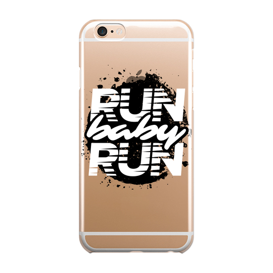 Чехол для iPhone разных моделей Run Baby Run Чехол для iPhone разных моделей Run Baby RunЧехлы для iPhone 6 / 6s<br>Подними настроение себе и своему незаменимому в течении дня помощнику!<br>Яркий дизайн чехла поможет продлить время работы телефона, потому что вместо блокирования-разблокирования своего гаджета ты будешь разглядывать детальный рисунок и показывать его друзьям. Вот увидишь!<br><br><br>В чём плюсы:<br> Отлично подходит для iPhone.<br> Есть доступ ко всем необходимым в управлении кнопочкам и разъемам.<br> Чехол приятный на ощупь и не скользит в руке.<br> Яркий рисунок не выцветет со временем!<br><br><br>Материал: прозрачный...<br><br>: None