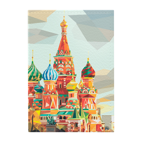 Обложка для паспорта Moscow Cathedral Обложка для паспорта Moscow CathedralОбложки для паспорта<br>Яркая и очень стильная обложка для твоего главного документа паспорта. Пускай документы тоже будут модными вместе с тобой!<br><br>В чём плюсы:<br> Подходит как для внутреннего, так и для загранпаспорта.<br> Выполнен из приятного на ощупь мягкого материала.<br> Яркий принт поможет быстро найти паспорт в сумке.<br> Прочный немаркий материал, который легко чистить.<br><br>Размер: 13,3 х 9,5 см.<br><br>Вес г: 38
