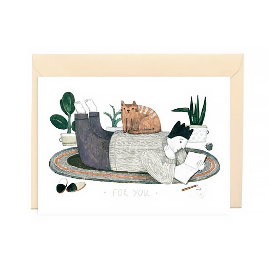 Открытка Boy with Cat Открытка Boy with CatОткрытки и наборы для писем<br>Для хорошего настроения повод не обязателен. А делиться им легко и просто. Подари любимому человеку немного радости, просто так, прямо сейчас! А эта уютная открытка тебе поможет. <br><br> В чём плюсы: <br> В комплекте открытка и конверт. <br> Печатается на мелованной матовой бумаге, которую приятно держать в руках. <br> Открытка упакована в конверт, который позволяет сохранить интригу содержимого до самого открытия. <br> Можно дарить по поводу и без, потому что открытка не привязана к конкретному событию. <br><br>Ра...<br><br>Вес г: 15