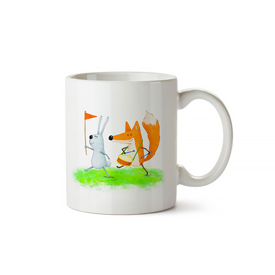 Кружка Hare and Fox Кружка Hare and FoxЧашки, кружки<br>Ни один любитель чая не сможет устоять перед этой очаровательной чашечкой! С ней каждое утро будет бодрым, а настроение в течении всего дня - прекрасным. <br><br><br>В чём плюсы:<br> Объем кружки - 330 мл.<br> Сделана из прочного фарфора. <br> Можно мыть в посудомоечной машине<br> Подходит для микроволновой печи. <br> Удобная форма и ручка. <br><br>Размер: диаметр донышка - 8 см; высота - 9,5 см.<br>Материал: фарфор.<br><br>Вес г: 340