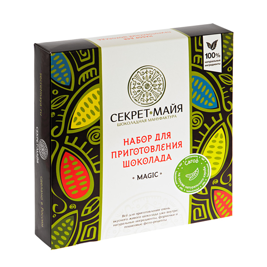 Набор для приготовления шоколада Magic / Carob Набор для приготовления шоколада Magic / CarobШоколад, конфеты<br>Своя маленькая шоколадная фабрика? Легко! С набором для приготовления не только вкусного, но и полезного и натурального шоколада это станет возможным. Проводи счастливые вечера с близкими за приготовлением любимых сладостей. Изысканный шоколад своими руками! <br> <br>В чём плюсы:<br> Набор Magic Carob сделан на основе сиропа кэроба. Кэроб - это натуральный подсластитель, легко усваиваемый организмом. Он полезен для пищеварения, борется с простудой и нарушениями сна. Богат витаминами и минеральными веществ...<br><br>Вкус: Carob<br>Вес г: 296