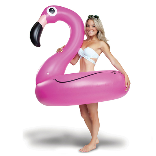 Круг надувной Pink Flamingo Круг надувной Pink FlamingoДля пляжа<br>Бегом на пляж! И не забудь взять с собой веселый надувной круг. Иначе, как ты собираешься зависать на волнах беззаботного расслабления? С таким летним аксессуаром ты будешь звездой любого пляжа!<br><br>В чём плюсы:<br> Надувной круг в виде розового фламинго.<br> Круг гигантский, сделан из прочного винила и может выдержать до 100 кг! Поэтому запросто можно позвать друзей плавать вместе.<br> Подходит как для детей, так и для взрослых.<br> Благодаря современной печати, круг не выцветает от лучей ультрафиолета, и н...<br><br>Вес г: 986