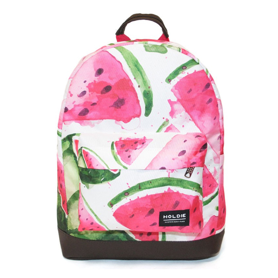 Рюкзак Juicy Watermelon Рюкзак Juicy WatermelonРюкзаки<br>Рюкзак это важный атрибут повседневной жизни!<br>Активный человек за день успевает посетить кучу мест и сделать тучу дел, <br>конечно, при этом нужна масса разнообразных вещей! Модный и очень прочный рюкзак<br> станет твоим лучшим другом!<br><br>В чём плюсы:<br> Внутри:<br>- основное отделение<br>- накладной карман на молнии<br>- безопасный внутренний карман для ноутбука <br> Дно и ручка рюкзака изготовлены из мягкой и качественной экокожи.<br> Выполнен из прочного и водонепроницаемого материала.<br> Яркий принт рюкзака не...<br><br>Вес г: 369