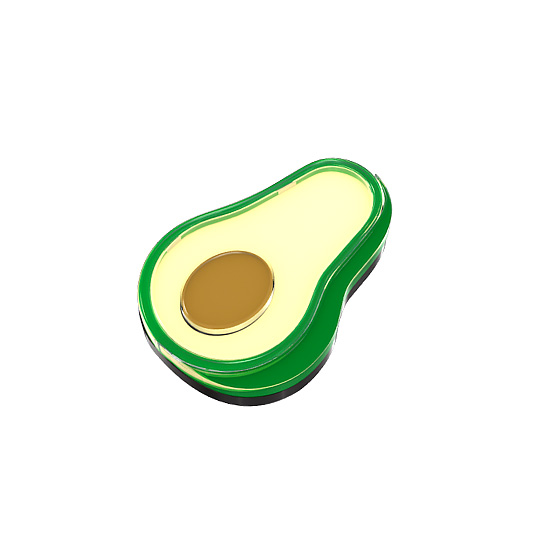 Брошь Avocado Брошь AvocadoБижутерия<br>Когда нужно добавить образу перчинки, нет ничего лучше эффектных брошек. Прелесть модных украшений из плексигласа в их способности преобразовать даже самый скучный или строгий аутфит. Носить дизайнерские броши можно на лацканах пальто и жакетах, с мягким кашемиром, футболками и трикотажем, с жилетами и платьями попробовав один раз, невозможно остановиться.<br><br>В чём плюсы:<br> Брошь изготавливается из высокопрочного органического стекла, а затем собирается вручную. <br> Обладает глянцевой светоотражающе...<br><br>Вес г: 7