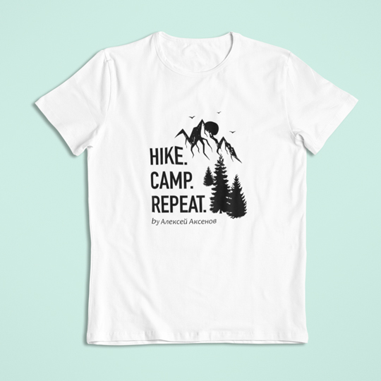 Футболка унисекс 'Hike Camp' с вашей надписью (разные цвета) / Белый; (разные размеры) / 3XL
Футболка унисекс 'Hike Camp' с вашей надписью (разные цвета) / Белый; (разные размеры) / 3XL