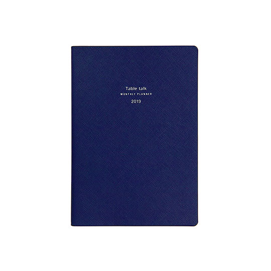 Планинг датированный 2019 'Table talk Montly' / Indigo blue