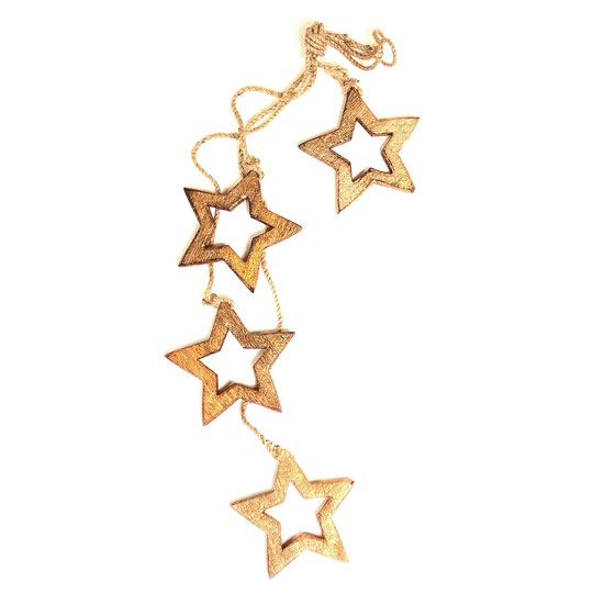 Гирлянда 'Wooden Stars'