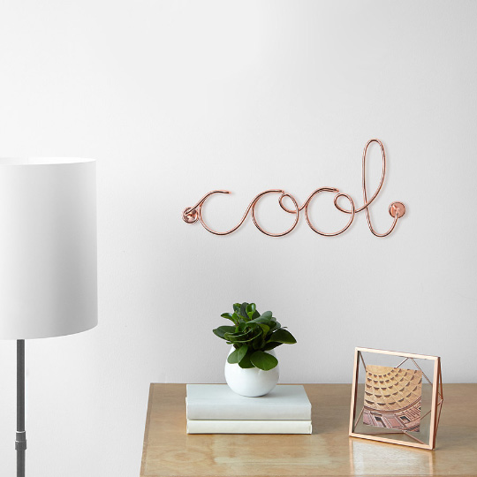 Декор для стен медный 'Cool'