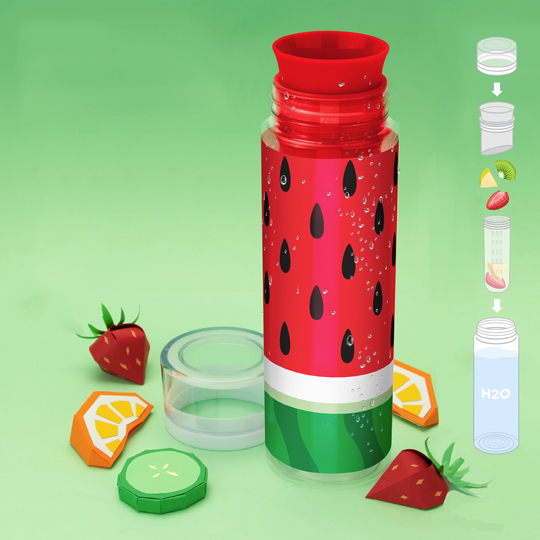 Бутылка для воды 'Fruity Explosion' / Watermelon