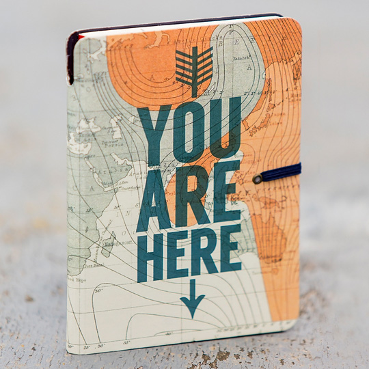 Блокнот с ручкой 'You Are Here'