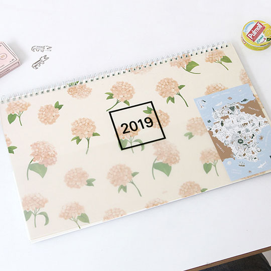 Планинг датированный 2019 'Pattern' / Hydrangea
