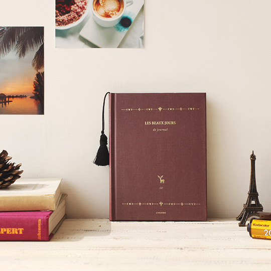 Ежедневник 'Tassel Diary' / Бордовый