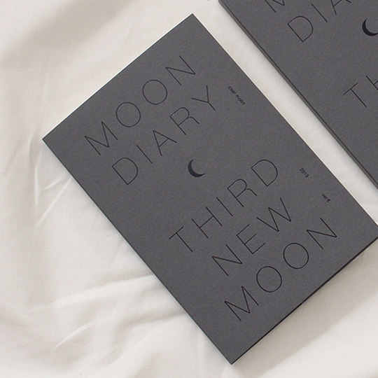 Планинг датированный 2019 'Moon diary' / Dark gray