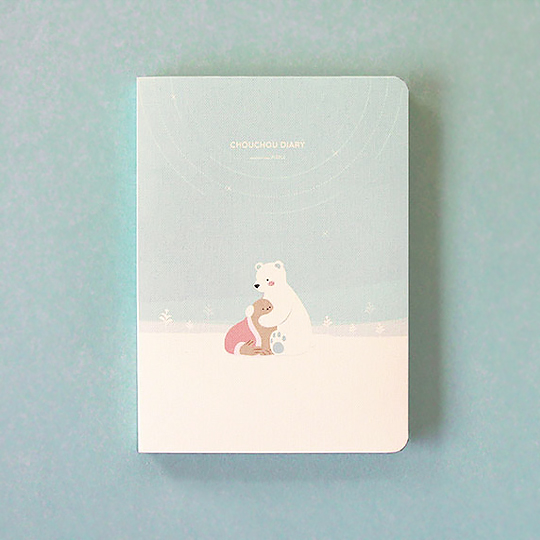 Ежедневник датированный 2018 'ChouChou' / Polar Bear