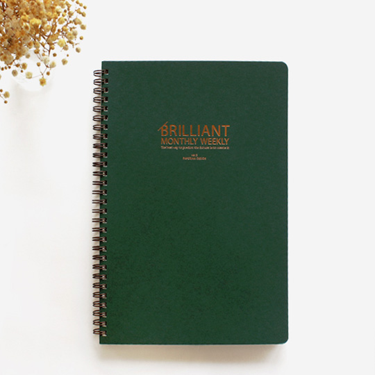 Планинг 'Brilliant' / Зеленый