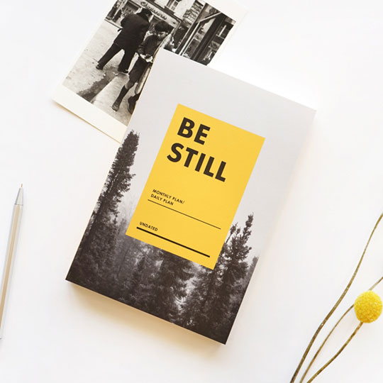 Планинг 'Be still' / Black Forest