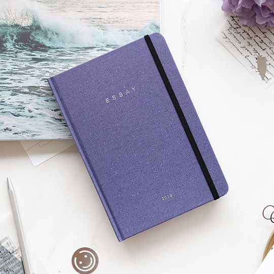Планинг датированный 2019 'Essay diary' / Glitter Violet