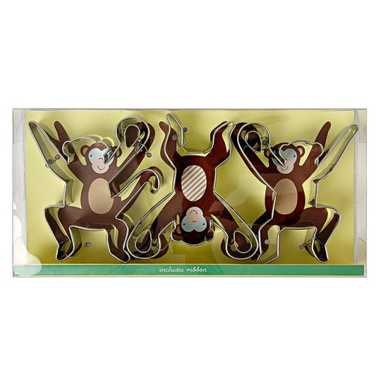 Формы для печенья 'Monkeys', набор 3 шт.