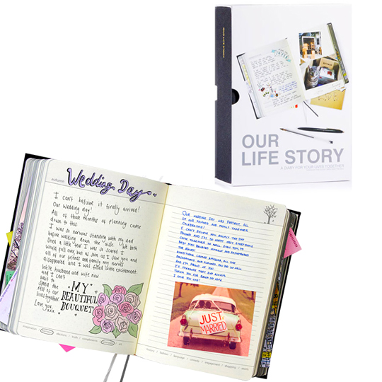 Блокнот для влюбленных 'Our Life Story' / Черный