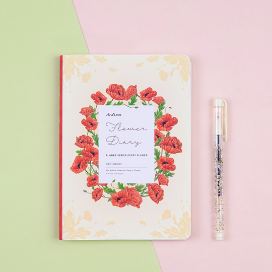 Ежедневник 'Flower Diary' / Poppy