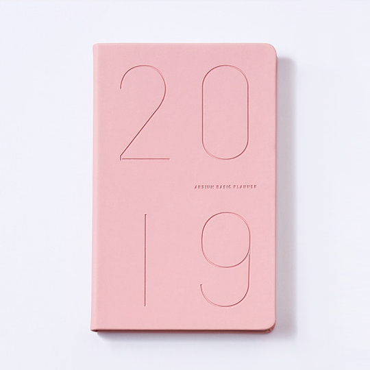 Планинг датированный 2019 'Premium' / Baby pink