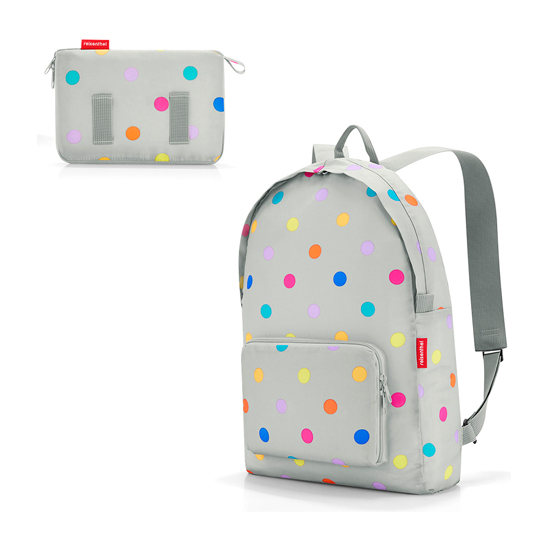

Рюкзак складной 'Mini Maxi Dots' / Stonegrey Dots