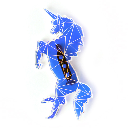Брошь 'Hologram Collection' - Unicorn