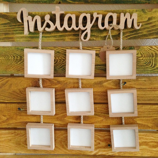 Фоторамки 'Instagram', набор 9 шт
