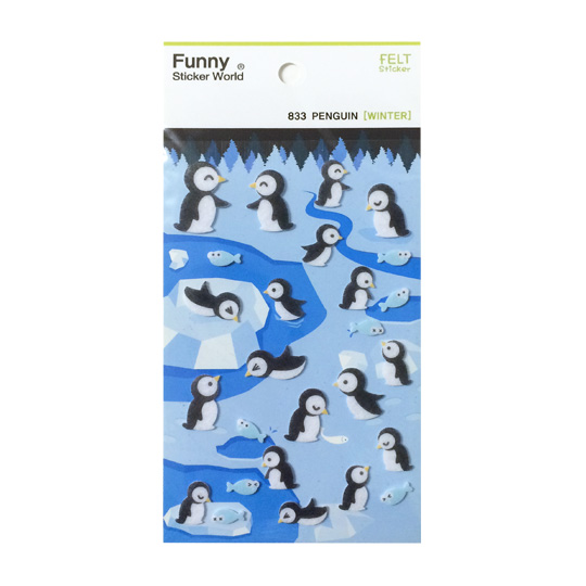 Наклейки декоративные 'Funny Penguins'