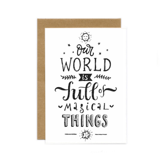 Открытка 'Magic' / Our World