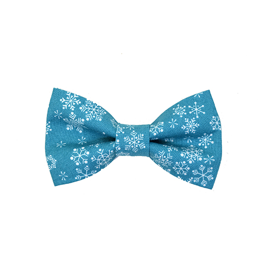 Бабочка Rainbow Tie 'Snowflakes on blue'