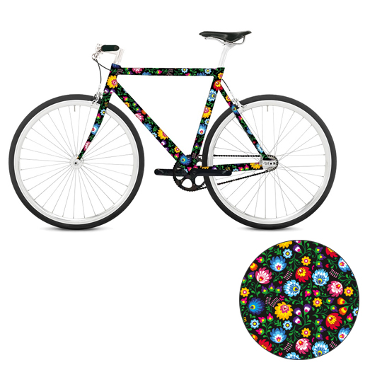 Наклейка на раму велосипеда 'Graphic' (разные дизайны) / Floretta