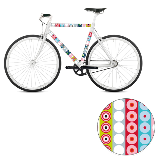 Наклейка на раму велосипеда 'Multicolored' (разные дизайны) / Tonda