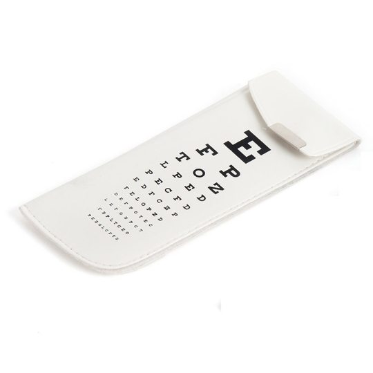Футляр для очков 'Eye Test' / Белый