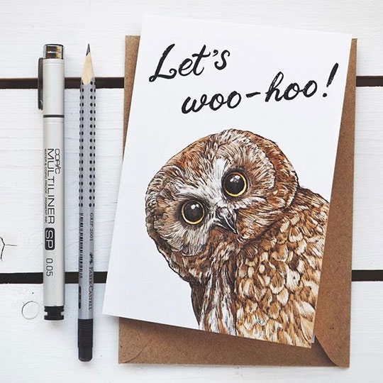 Открытка 'Woo hoo'