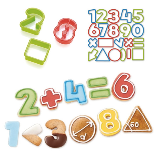 Формы для печенья 'Number', набор 12 шт.