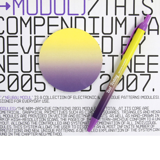Стикеры 'Our Planet' / Yellow-Purple