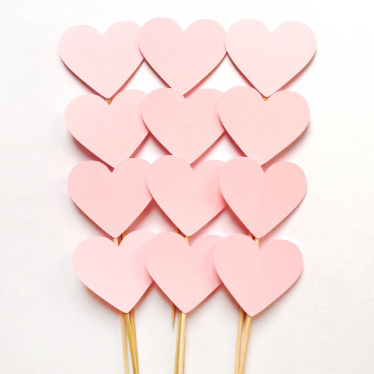Декор для десертов 'Hearts', набор 12 шт.