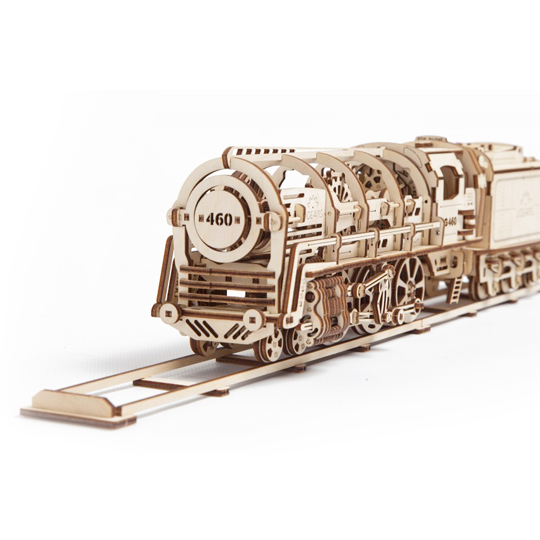 Сборная модель Ugears - Локомотив с тендером